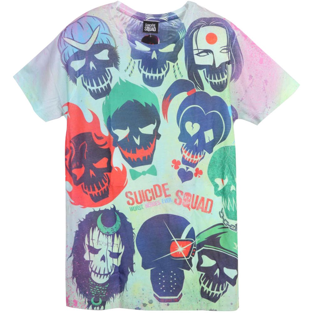 SUICIDE SQUAD スーサイドスクワッド (ジョーカー 生誕 80周年 ) - POSTER SUBLIMATION / ヴィンテージ / Tシャツ / メンズ - PGS